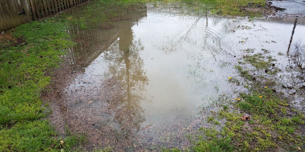 backyard drainage solutions Richmond VA