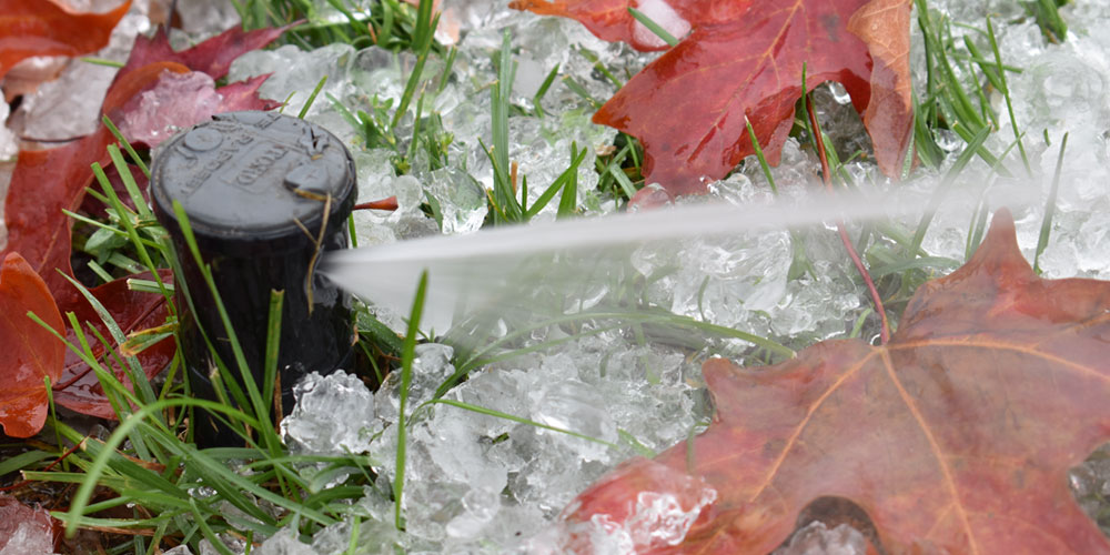 sprinkler winterization Williamsburg VA