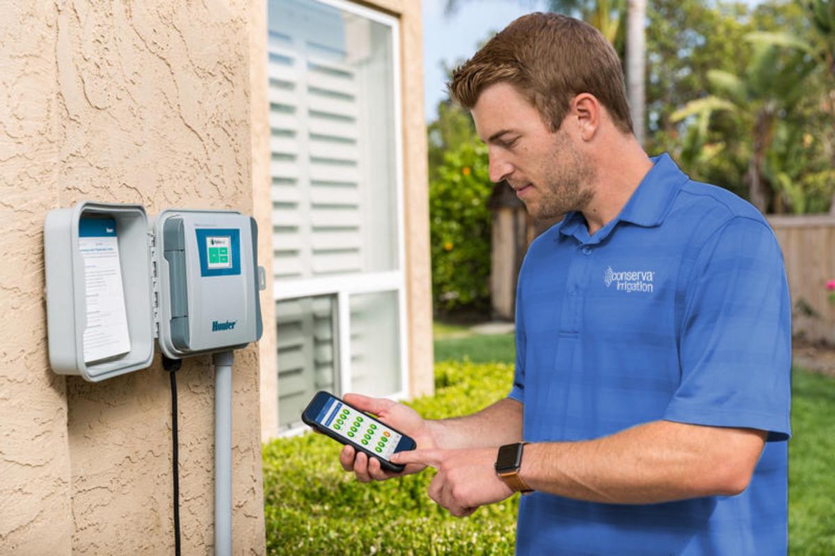 Conserva Tech Analyzing Sprinkler System