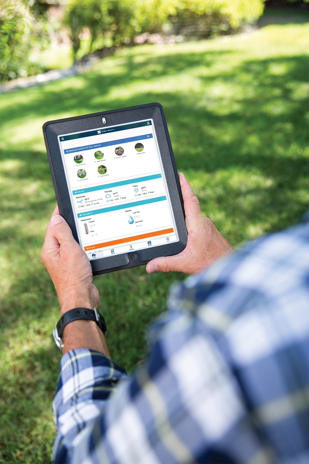 Smart Controller App on Tablet