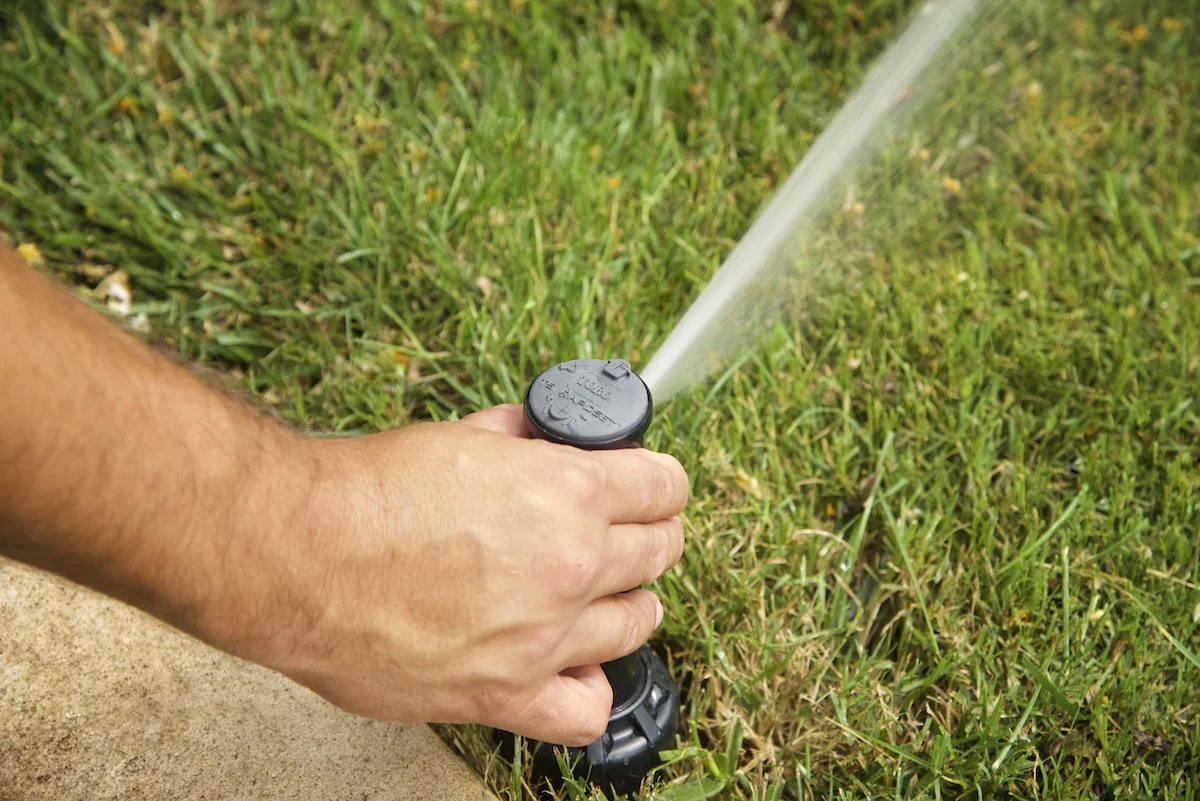 sprinkler head adjustment conserva irrigation southern minnesota